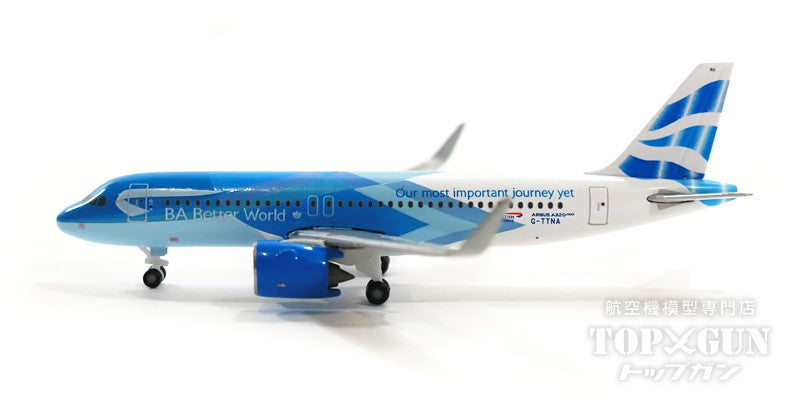 A320neo ブリティッシュ・エアウェイズ 特別塗装 「BA's Better World」 2021年 G-TTNA 1/500 [536400]