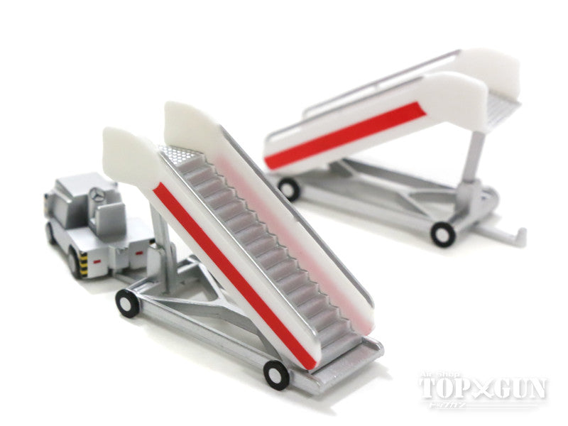 Herpa Wings 空港アクセサリー 搭乗用タラップ／牽引車付（60