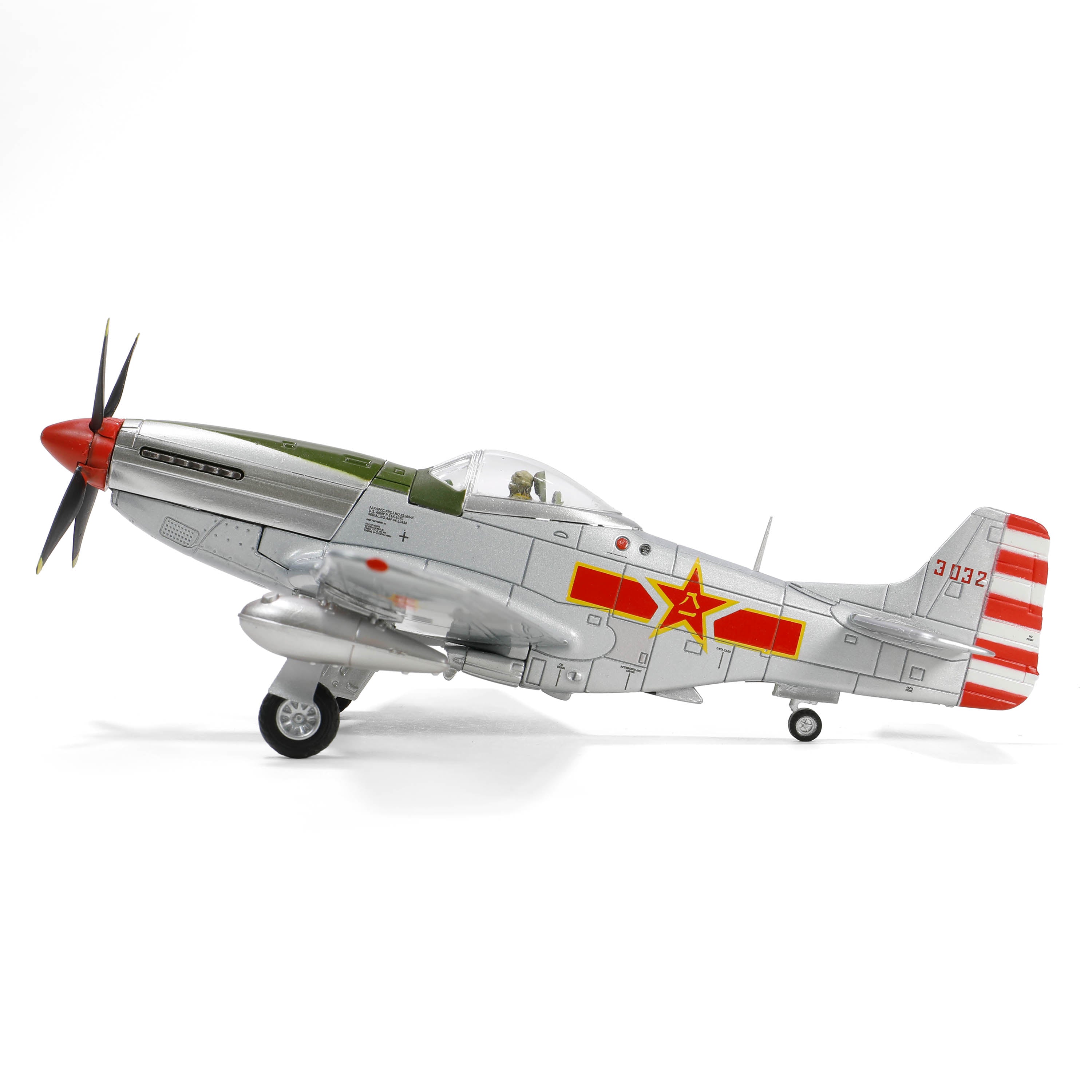 P-51K (P-51D) 2nd Squadron, Chinese Air Force, Founding Ceremony of the People's Republic of China, October 1, 1949 (Preserved at the Chinese Air Force Aviation Museum) #3032 1/72 [55304]