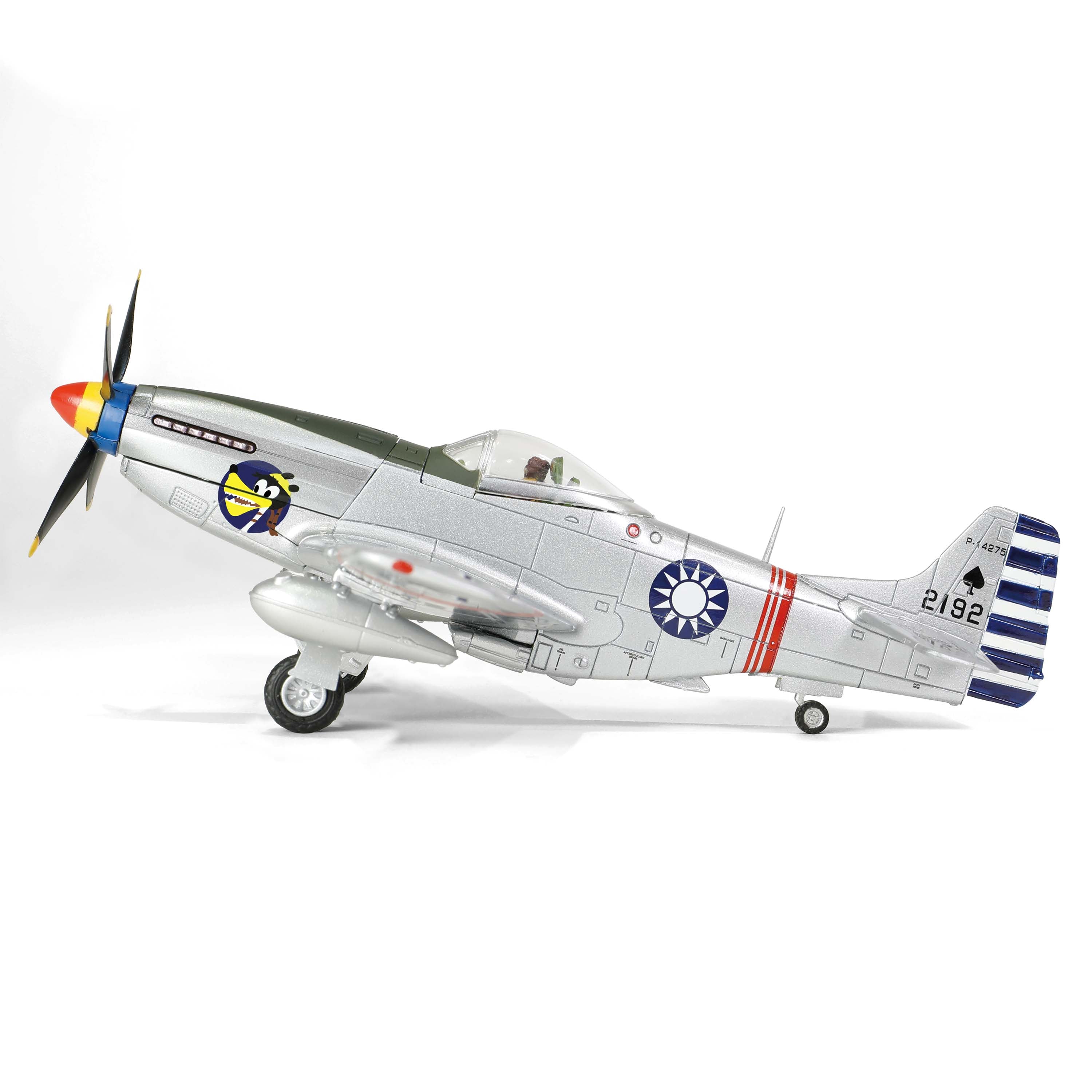 P-51D Republic of China Air Force (Taiwan Air Force) 4th Battalion 21st Squadron Commander Zheng Yongda 1949 P-14275/#2192 1/72 [55305]