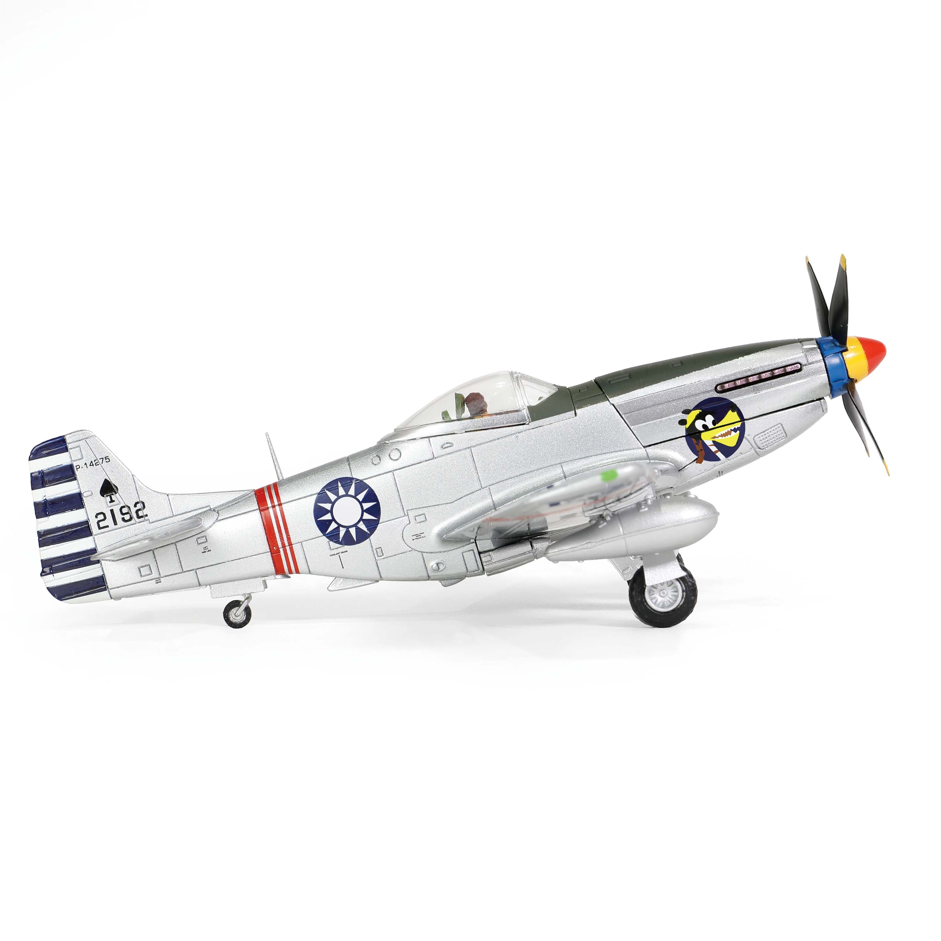 P-51D Republic of China Air Force (Taiwan Air Force) 4th Battalion 21st Squadron Commander Zheng Yongda 1949 P-14275/#2192 1/72 [55305]