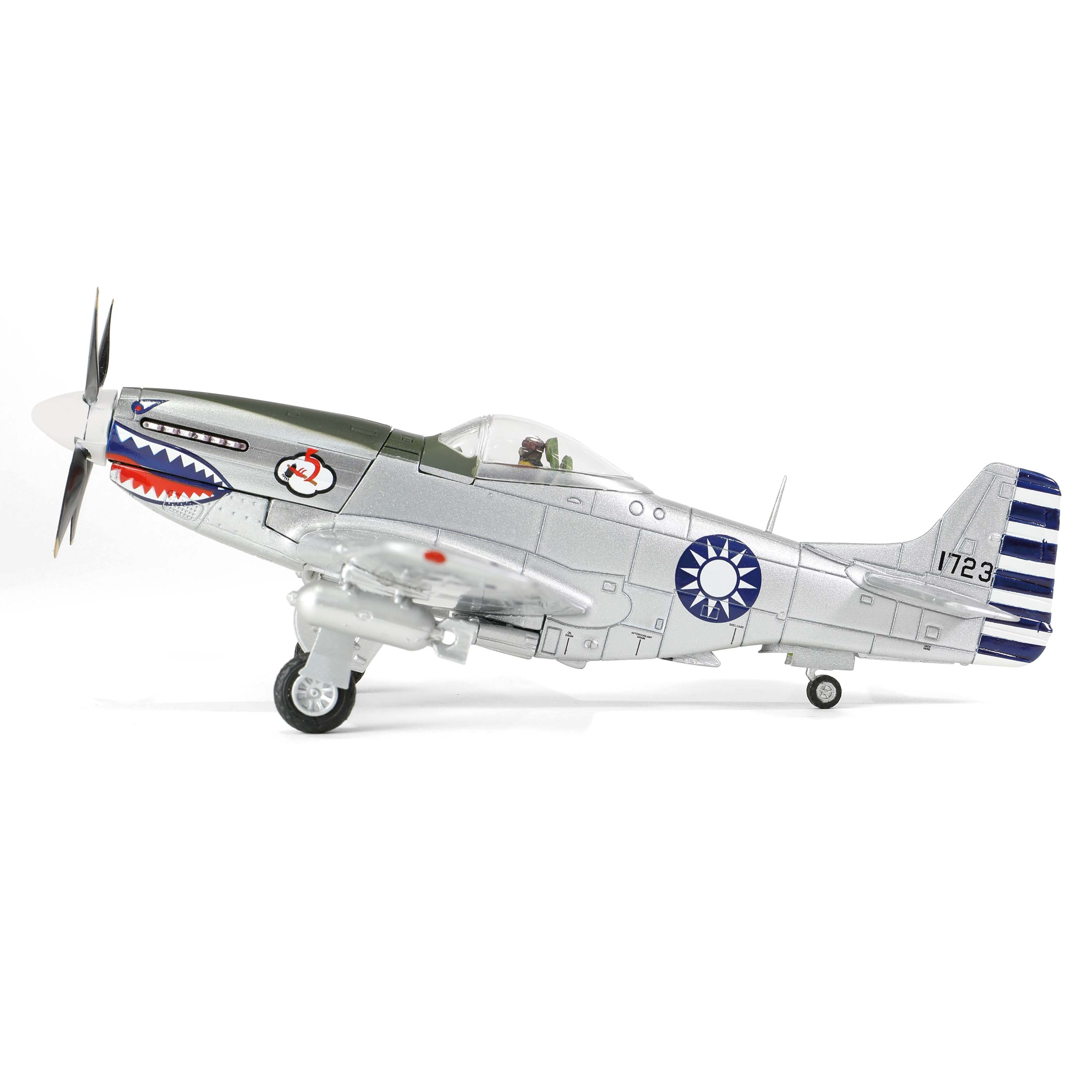 P-51D Republic of China Air Force (Taiwan Air Force) 5th Battalion Arthur Chin 1949 #1723 1/72 [55307]