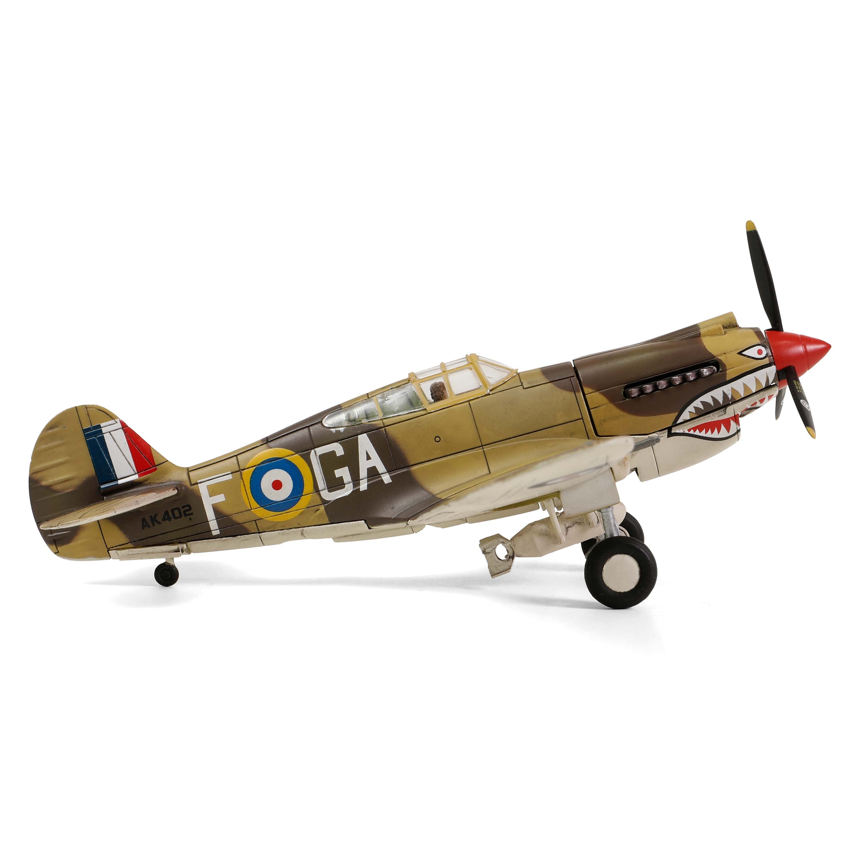 Tomahawk Mk.IIB (P-40C) RAF No. 112 Squadron, Lt. Neville Duke, North African Campaign, AK402/GA-F, October 1941, 1/72 [55308]