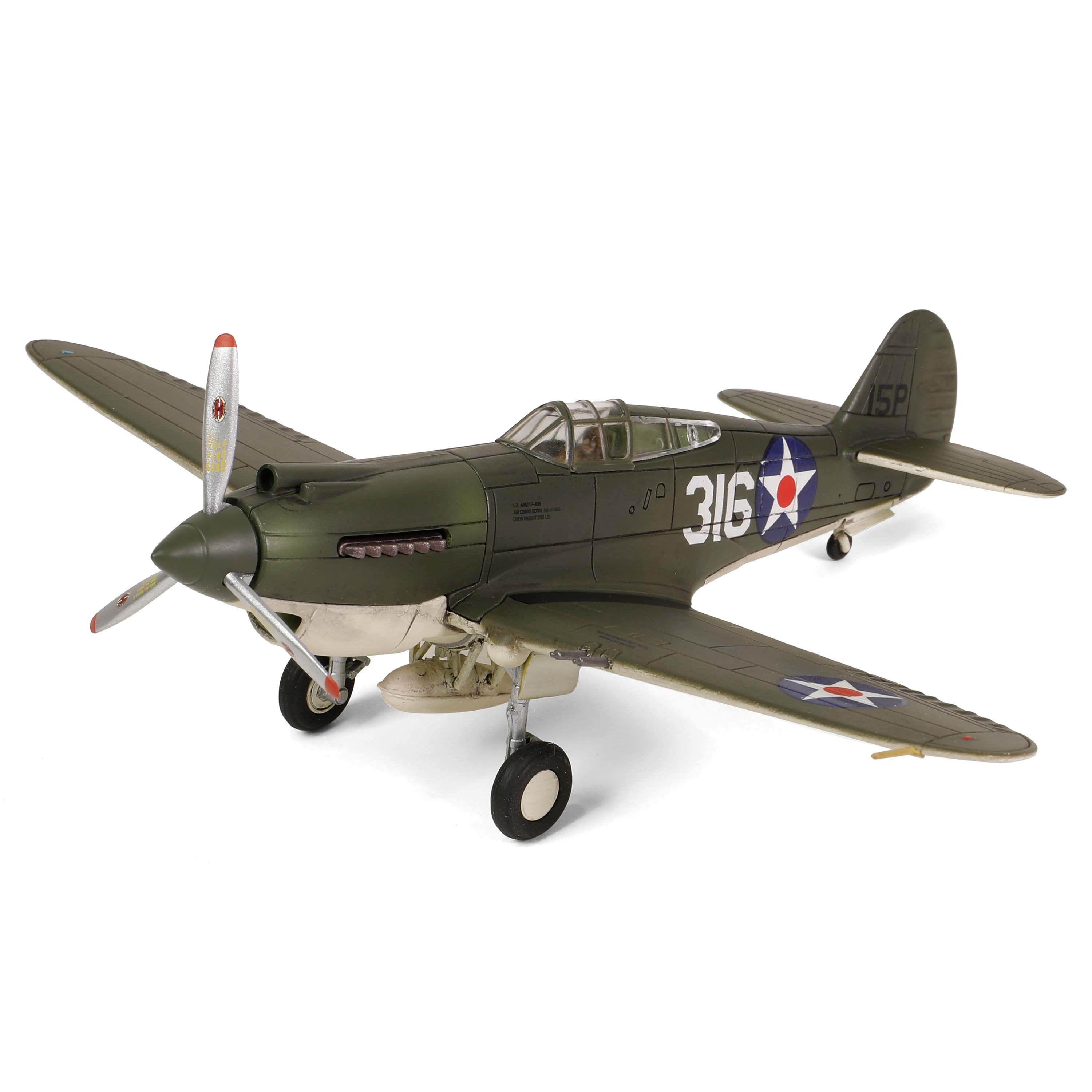 P-40B US Army Air Corps 15th Pursuit Group 47th Pursuit Squadron, attack on Pearl Harbor, December 8, 1941 #316/#15P 1/72 [55310]