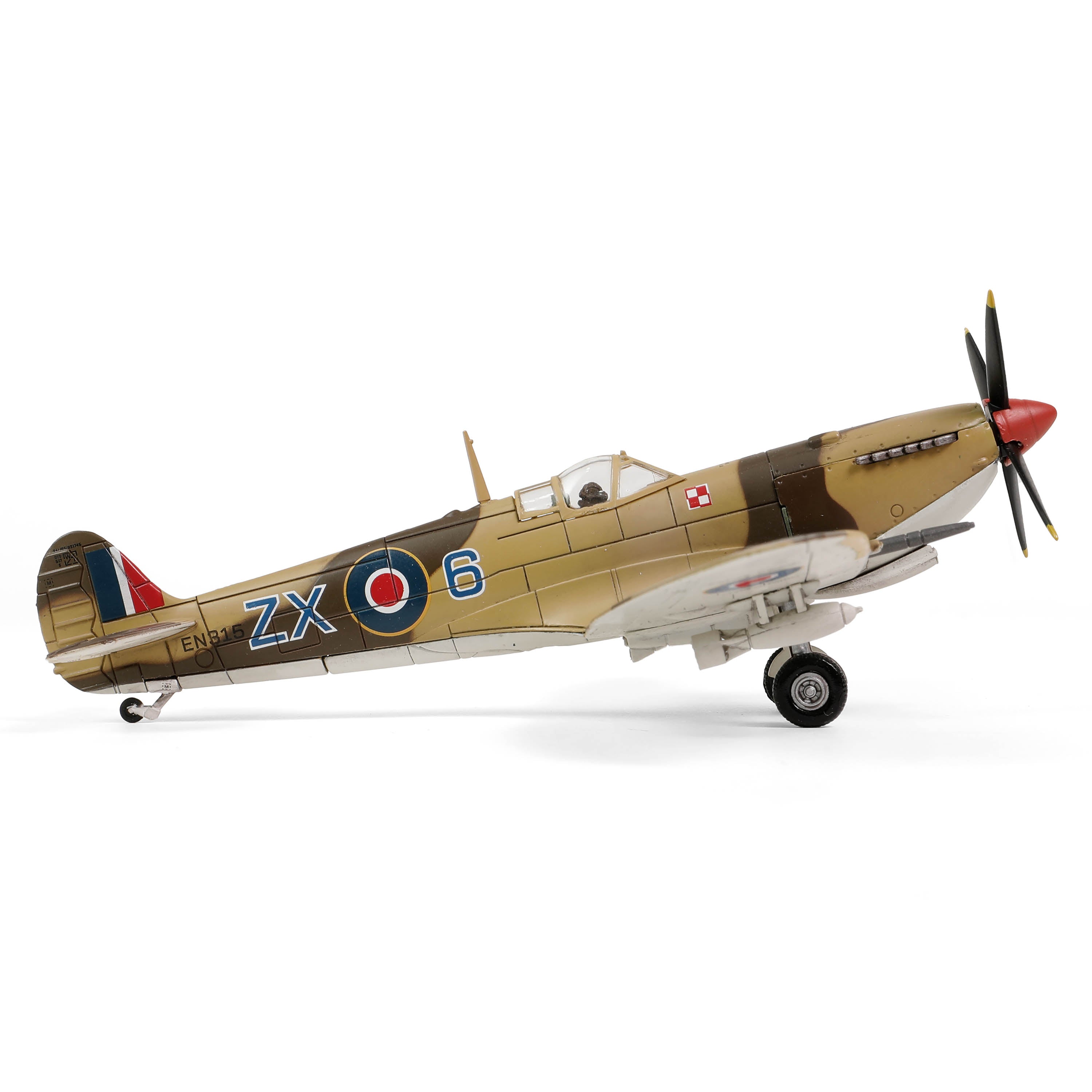 Spitfire Mk.IX, RAF, No. 145 Squadron (Polish Fighter Team), Lt. Stanisław Skalski (Polish), Tunisia, April 1943, EN315/ZX-6, 1/72 [55313]