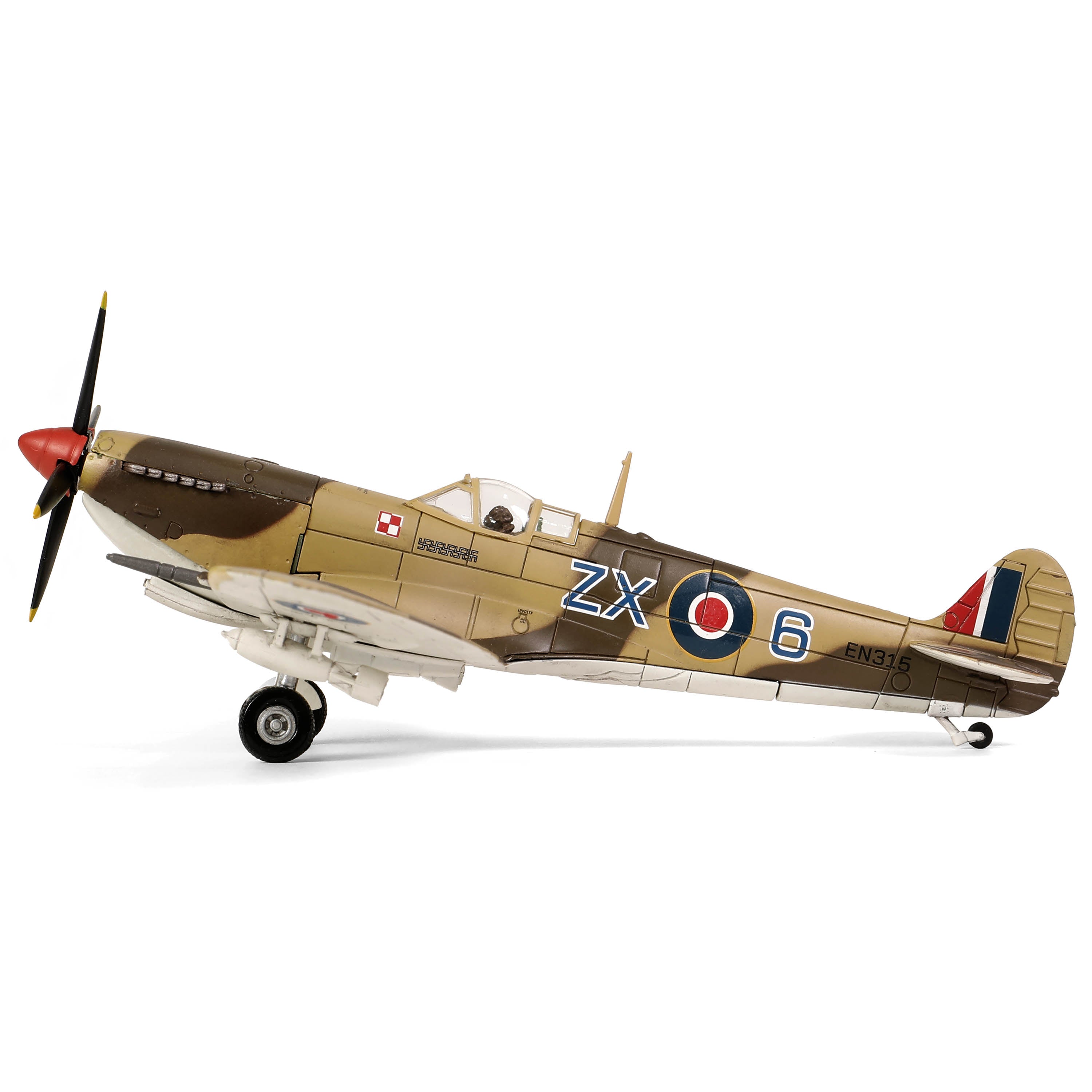 Spitfire Mk.IX, RAF, No. 145 Squadron (Polish Fighter Team), Lt. Stanisław Skalski (Polish), Tunisia, April 1943, EN315/ZX-6, 1/72 [55313]