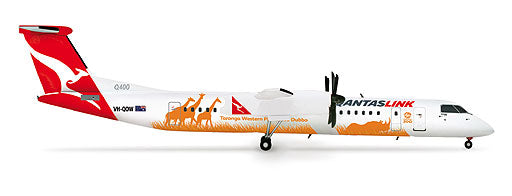 DHC-8-Q400 カンタス・リンク（サンステート航空／オーストラリア） 特別塗装「タロンガ・ウエスタンプレイン動物園」 10年 VH-QOW1/200 [554251]