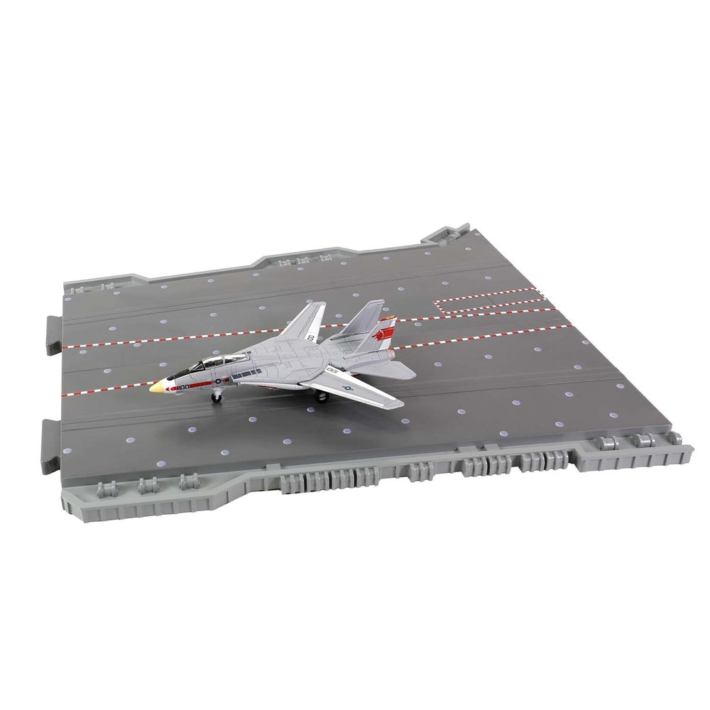 The Flight Deck Series US Navy CVN-65 Aircraft Carrier Enterprise Section B (with F-14A 1st Fighter Squadron "Wolfpack") 1/200 [55502]