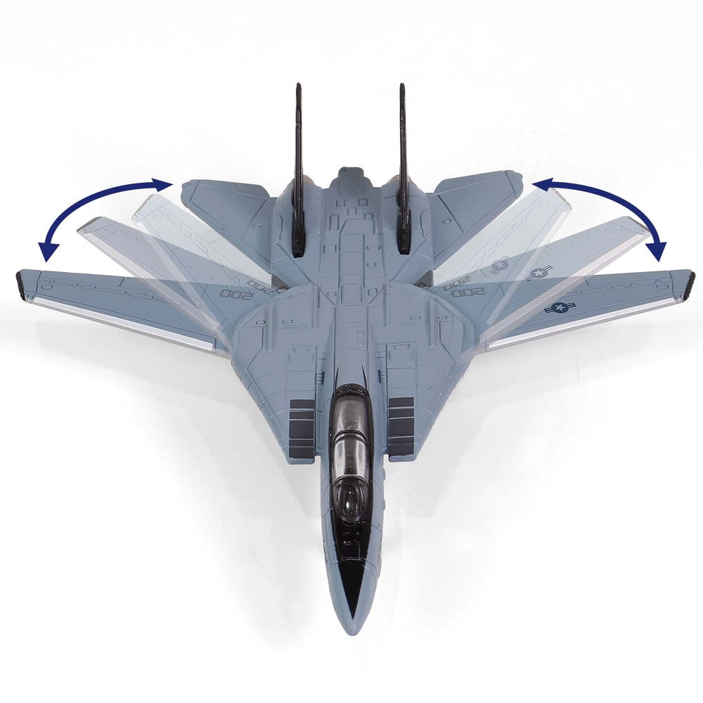 The Flight Deck Series US Navy CVN-65 Aircraft Carrier Enterprise Section D (with F-14A 32nd Fighter Squadron "Swordsmen") 1/200 [55504]