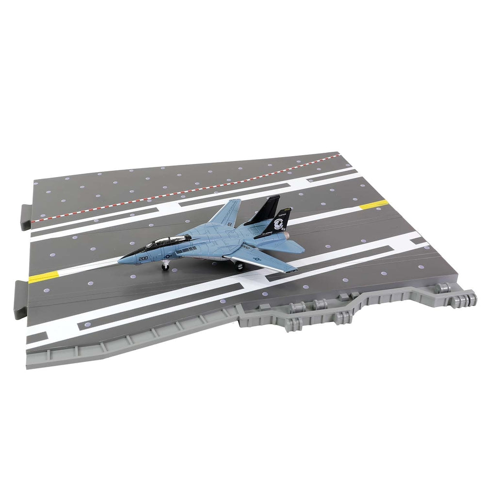 The Flight Deck Series US Navy CVN-65 Aircraft Carrier Enterprise Section F (with F-14A 14th Fighter Squadron "Top Hatters") 1/200 [55506]