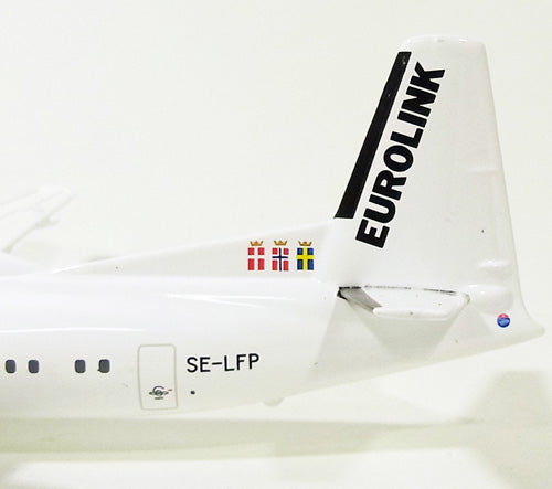 Fokker F-50 Scandinavian Commuter (Eurolink) 1990s SE-LFP 1/200 *Made of metal [555821]