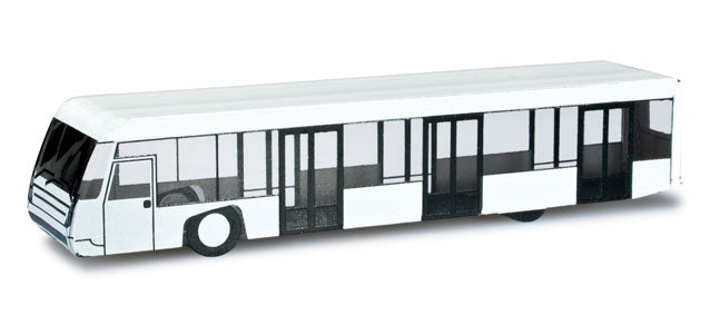 Airport diorama accessories Ramp bus set of 2 (white) 1/200 *Made of resin [556071]