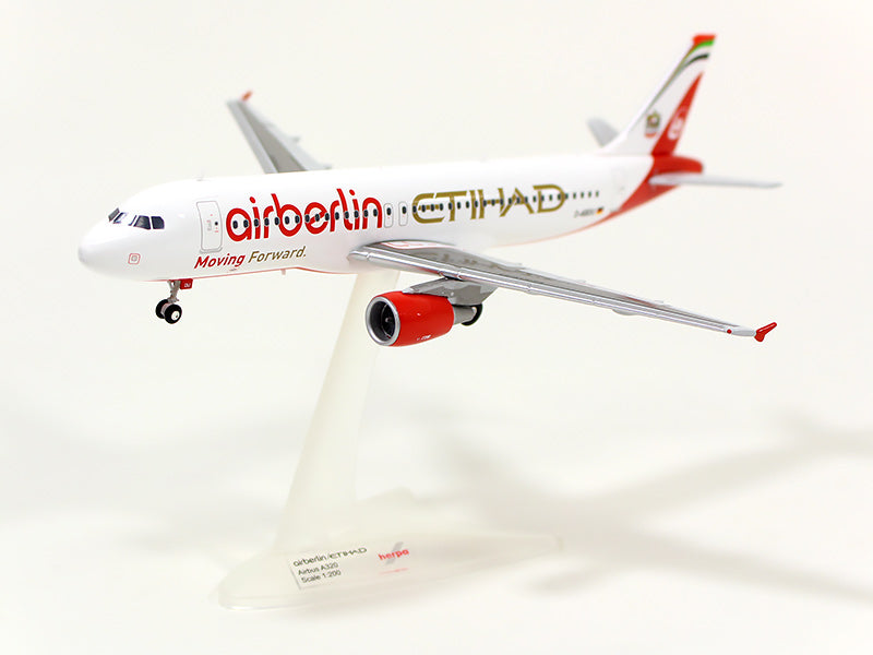 A320 Air Berlin/Etihad Airways Partnership Special Paint "Moving" D-ABDU 1/200 *Plastic [556569]