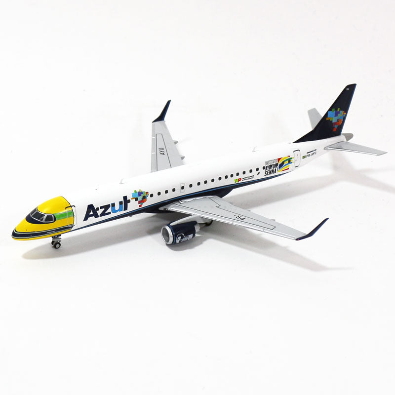 Embraer 195LR Azul Brazilian Airlines special paint "Ayrton Senna" PR-AYU 1/200 *Plastic [557030]