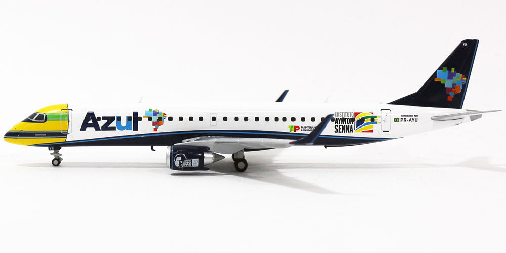 Embraer 195LR Azul Brazilian Airlines special paint "Ayrton Senna" PR-AYU 1/200 *Plastic [557030]