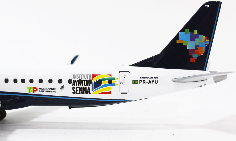 Embraer 195LR Azul Brazilian Airlines special paint "Ayrton Senna" PR-AYU 1/200 *Plastic [557030]