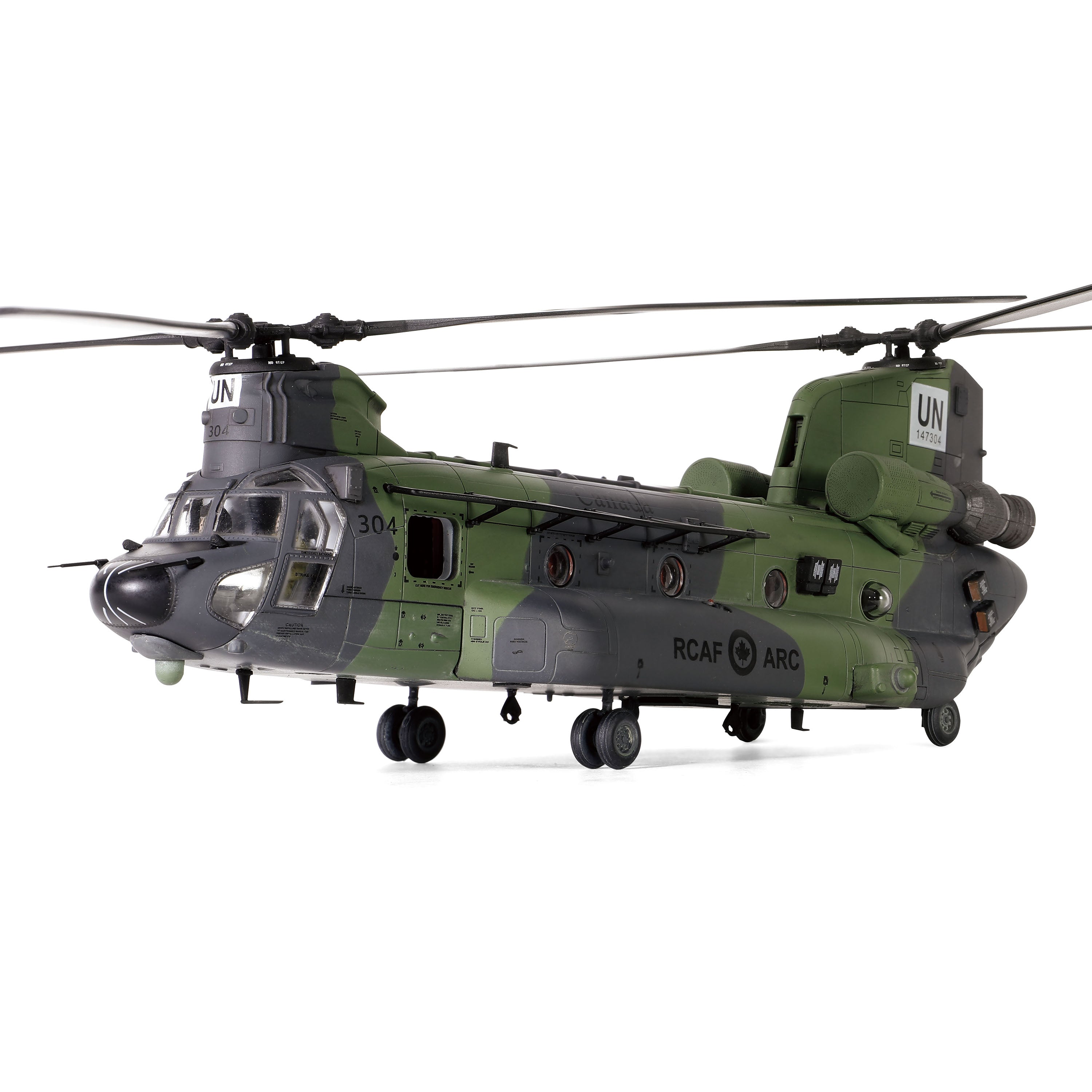 CH-147F (CH-47C) 1st Wing, Royal Canadian Air Force, 450th Tactical Helicopter Squadron, UN PKO (MINUSMA) specification, Castors Air Base, Gao (Republic of Mali) 2018-2019 #147304 1/72 [55706]