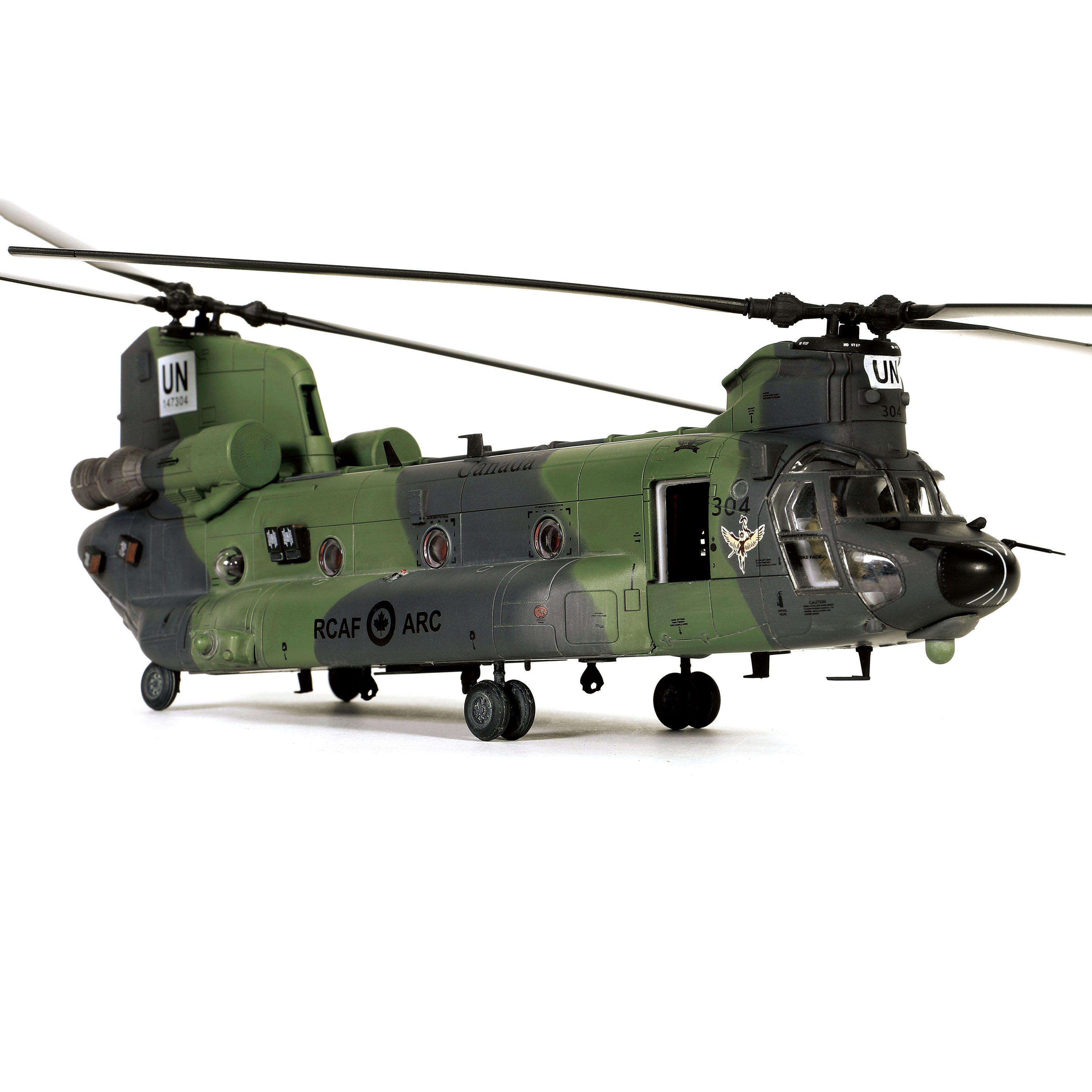 CH-147F (CH-47C) 1st Wing, Royal Canadian Air Force, 450th Tactical Helicopter Squadron, UN PKO (MINUSMA) specification, Castors Air Base, Gao (Republic of Mali) 2018-2019 #147304 1/72 [55706]