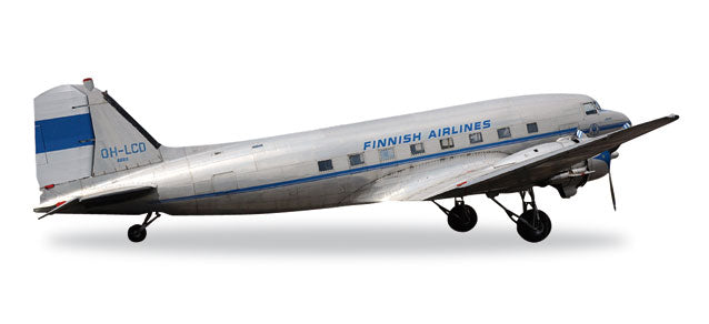 DC-3 Finnair (preserved aircraft) 40s-50s OH-LCD 1/200 *Made of metal [557108]