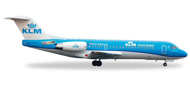 Fokker 70 KLM Cityhopper new paint PH-KZM 1/200 *Made of metal [557191]