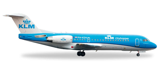 フォッカー70 KLMシティホッパー 新塗装 PH-KZM 1/200 ※金属製 [557191]