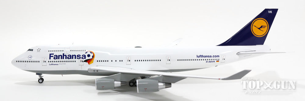 747-400 Lufthansa Special Paint "Fanhansa" D-ABVK 1/200 *Metal, stand included/New mold [557313]