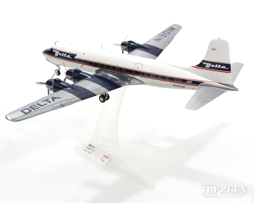 DC-6 Delta Airlines 1950s N1901M 1/200 *Made of metal [557382]