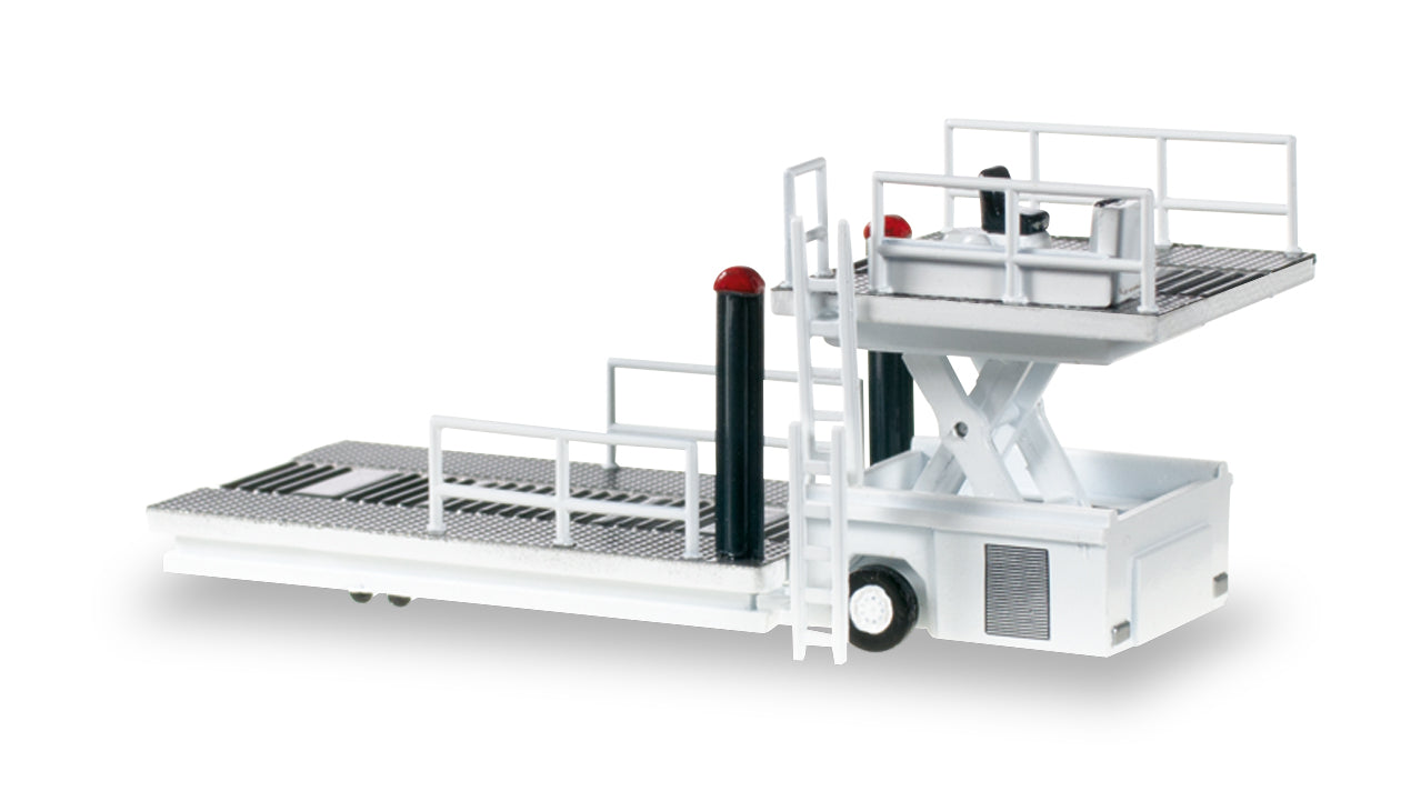 Airport diorama accessory Cargo container loader (carrying vehicle) Movable loading platform 1/200 *Plastic [557542]