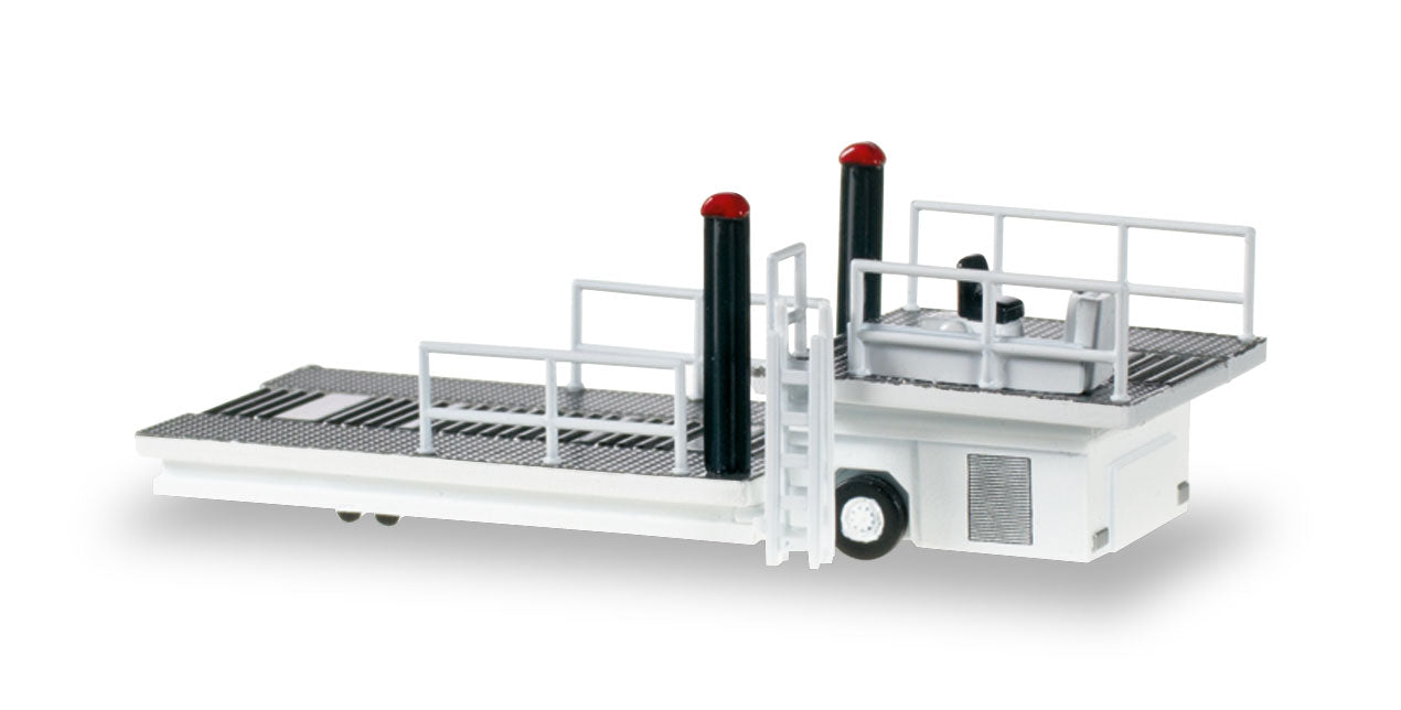 Airport diorama accessory Cargo container loader (carrying vehicle) Movable loading platform 1/200 *Plastic [557542]