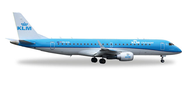 Herpa Wings エンブラエル190-100 KLMシティホッパー 新塗装 PH-EXD 1