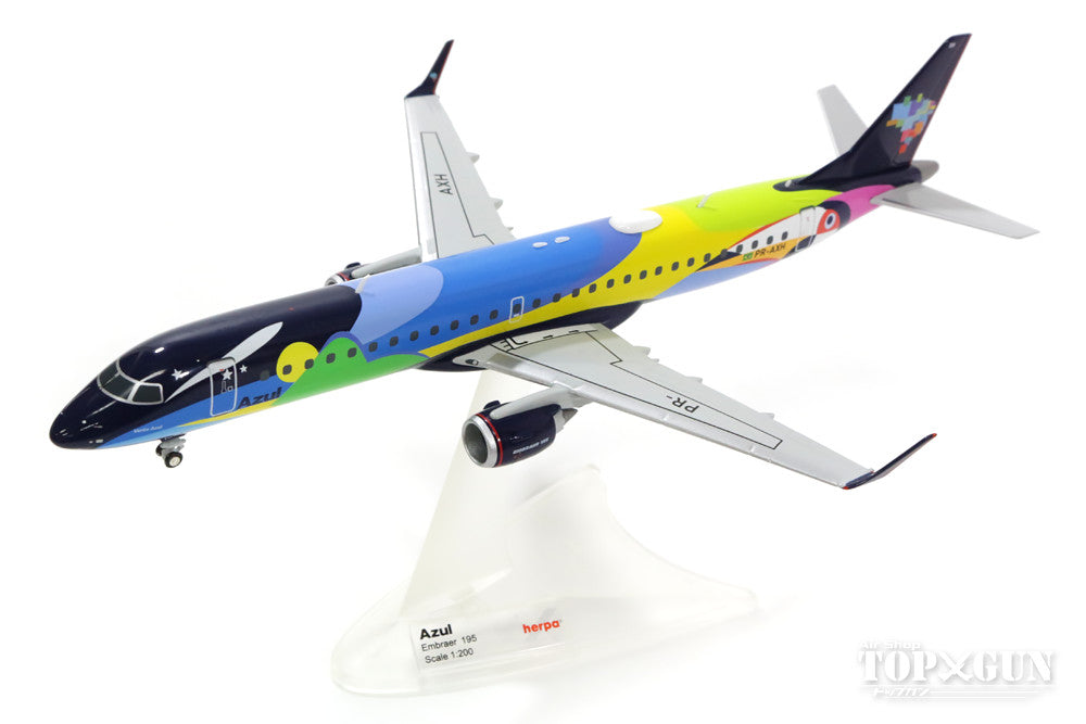 Embraer 195AR Azul Brazilian Airlines special paint "Verao Azul" PR-AXH 1/200 *Plastic [557771]