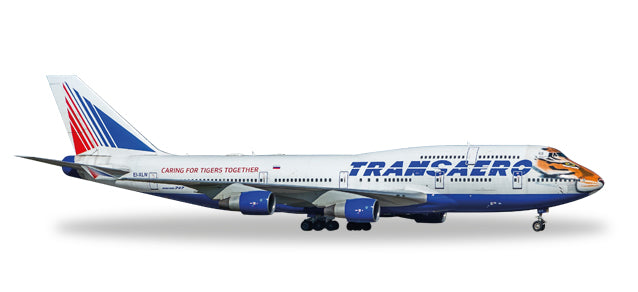 747-400 Transaero Airlines special paint "Amur Tiger" EI-XLN 1/200 *Made of metal [557917]