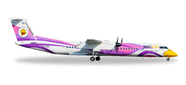 DHC-8-Q400 ノック・エア 特別塗装 「Nok Kao Neaw」 HS-DQB 1/200 ※金属製 [558136]