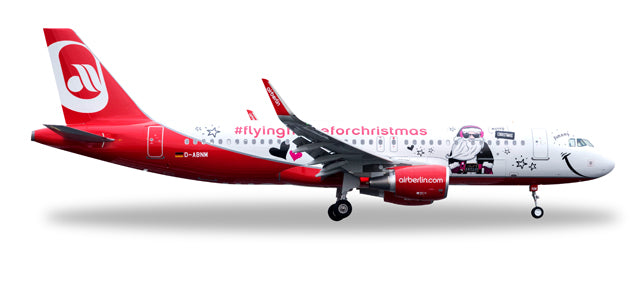 A320SL Air Berlin special livery "Linz Hello/Flying Home for Christmas V" 2016 D-ABNM 1/200 *Plastic [558150]