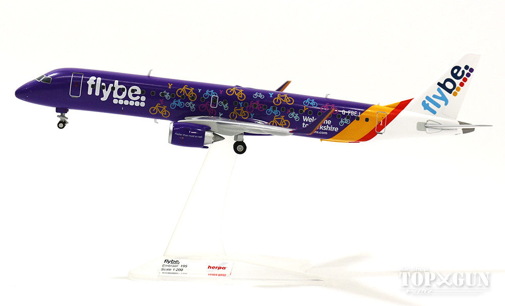 Embraer 195LR Flybe special paint "Welcome to Yorkshire" G-FBEJ 1/200 *Made of metal [558297]