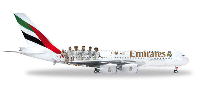 【予約商品】A380 エミレーツ航空 特別塗装 「レアル・マドリード」 A6-EOA 1/200 ※プラ製 [558310]