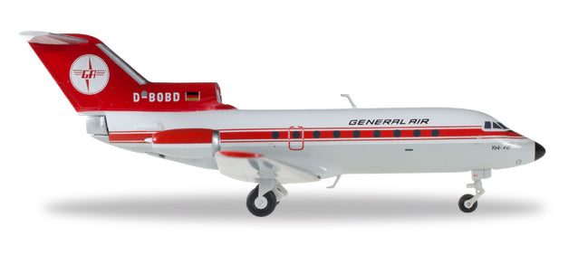 Yak-40 General Air (former West Germany) 1960s D-BOBD 1/200 *Made of metal [558358]