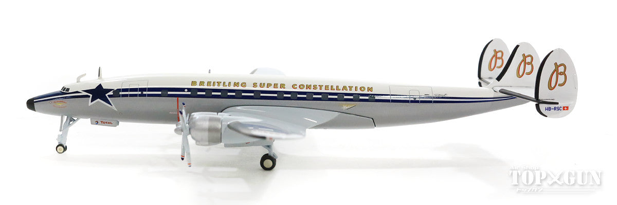 L-1049H Super Constellation Aircraft Federation Preservation Machine "Breitling" HB-RSC 1/200 *Made of metal [558488]