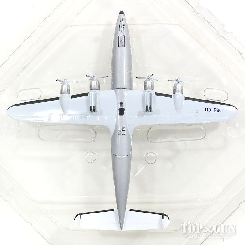 希少 herpa ヘルパ ブライトリング スーパーコンステレーション 1/500 Herpa Wings L-1049H スーパーコンステレーション飛行連盟保存機