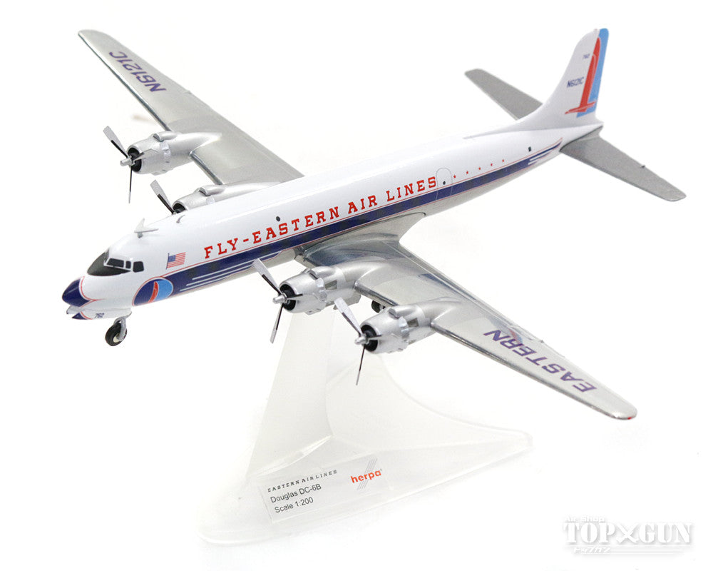 DC-6B Eastern Airlines 1950s-1960s N6121C 1/200 *Made of metal [558495]