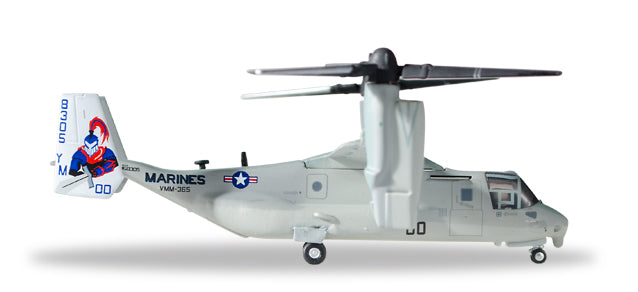 MV-22B US Marine Corps 26th Marine Aircraft Wing 335th Medium Tiltrotor Squadron "Blue Knights" New River Air Base #168305/YM 1/200 *Made of metal [558549]