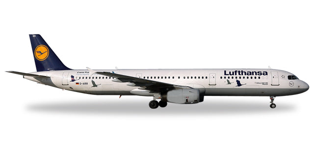 A321 Lufthansa Special Paint "Protection of German Natural Cranes" D-AIRR 1/200 *Plastic [558563]