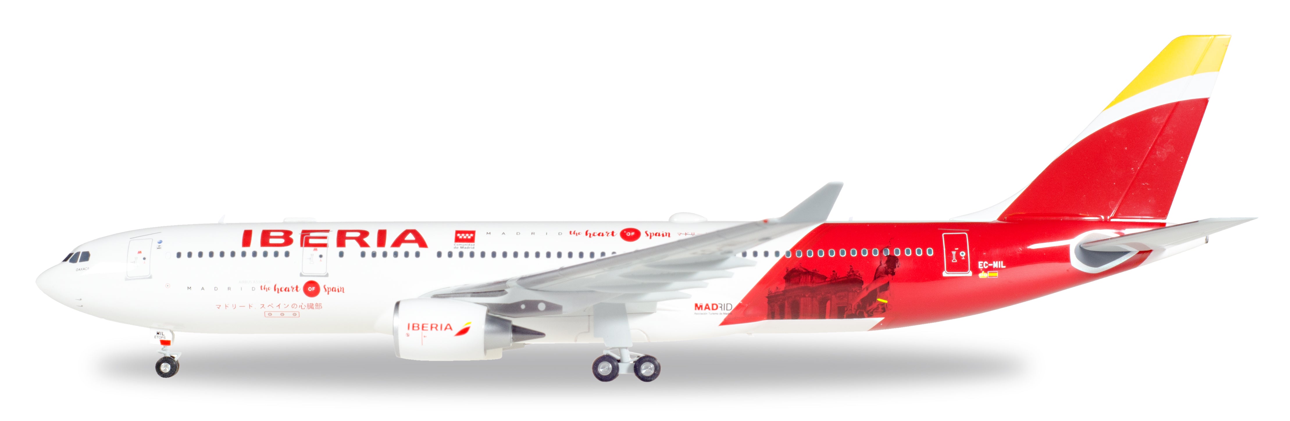 A330-200 Iberia special livery "Japan route relaunch commemoration/Madrid Heart of Spain" 2016 EC-MLB 1/200 *Plastic [558624]