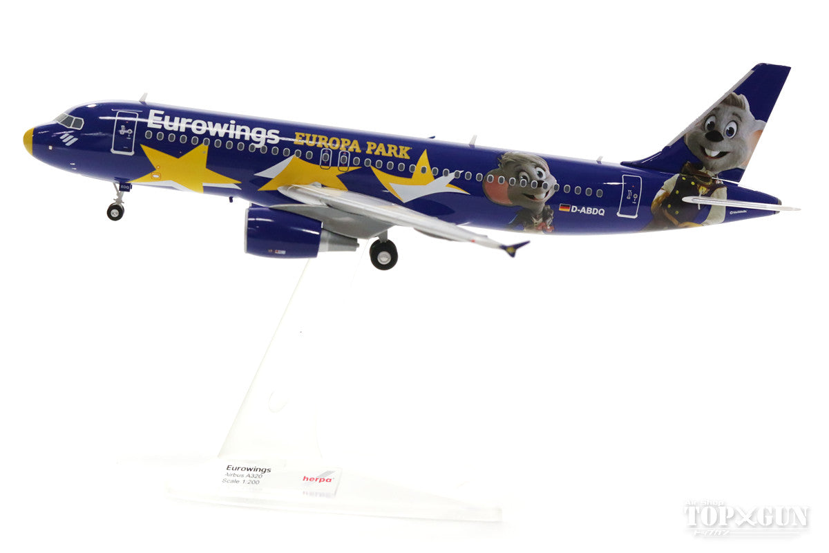 A320 Eurowings special paint "Europa-Park" 2017 D-ABDQ 1/200 *Plastic [558808]