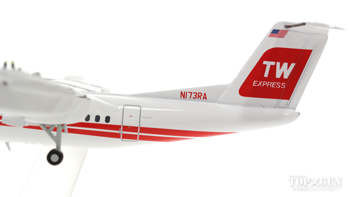 DHC-7-102 TWA Transworld Express "Dash 7" 1990s N173RA 1/200 *Made of metal [559041]