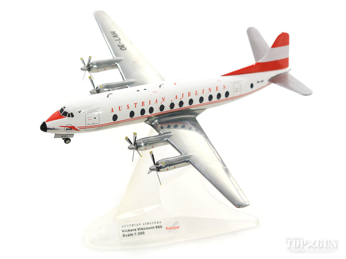 Viscount 800 Austrian Airlines 1960s OE-LAH "Anton Bruckner" 1/200 *Made of metal [559065]