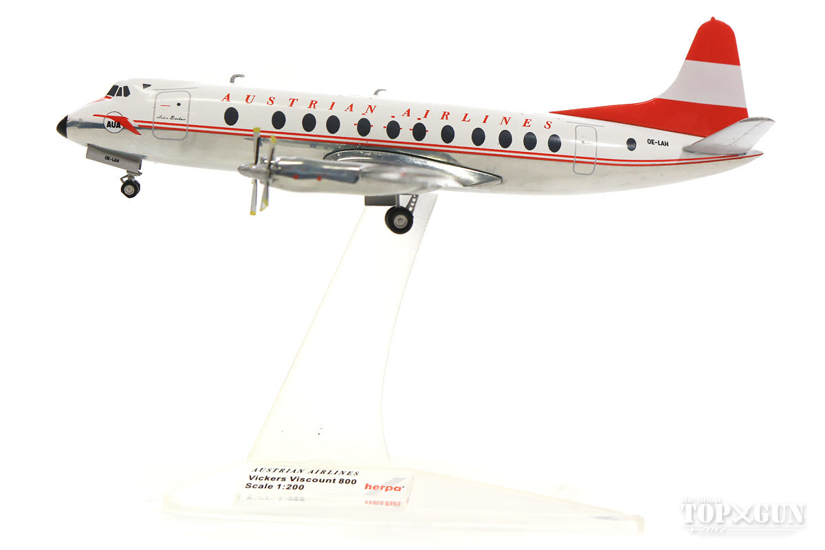 Viscount 800 Austrian Airlines 1960s OE-LAH "Anton Bruckner" 1/200 *Made of metal [559065]