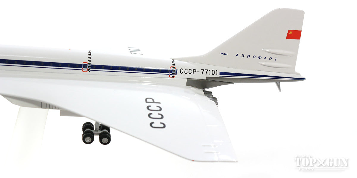 Tu-144S Tupolev Design Bureau Pre-production test aircraft Aeroflot paint CCCP-77101 1/200 *Made of metal [559126]