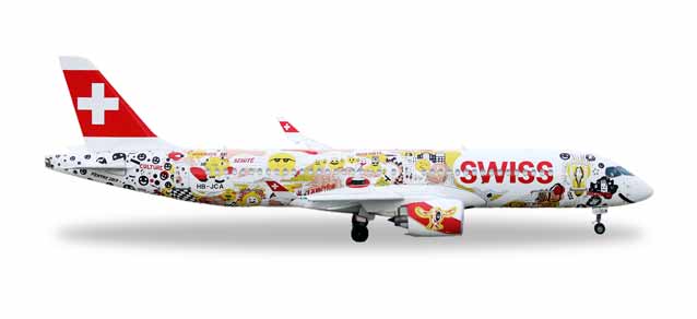 【予約商品】CS300 スイスインターナショナル 「Swiss Romandy/Fichtre」 HB-JCA 1/200 ※金属製 [559133]