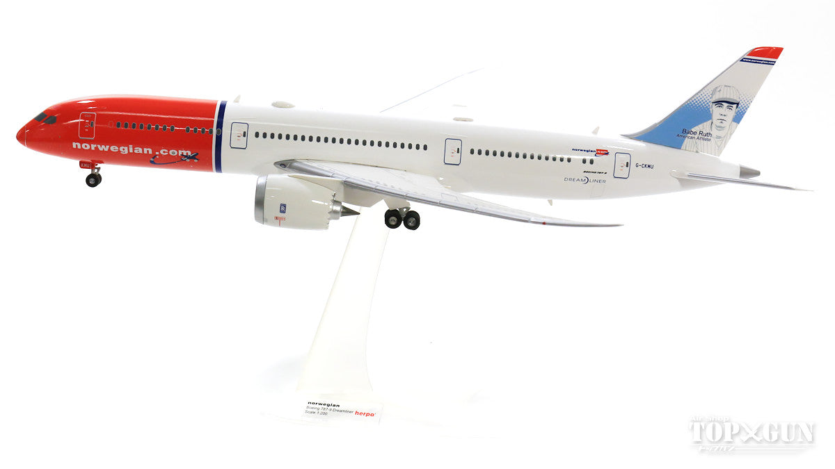 787-9 Norwegian Air Shuttle G-CKMU "Babe Ruth" 1/200 *Plastic [559140]